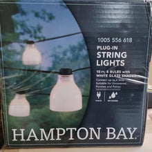 Charger l&#39;image dans la galerie, A6048 ，String  lights 10ft 8 bulbs with glass shades  &amp;
