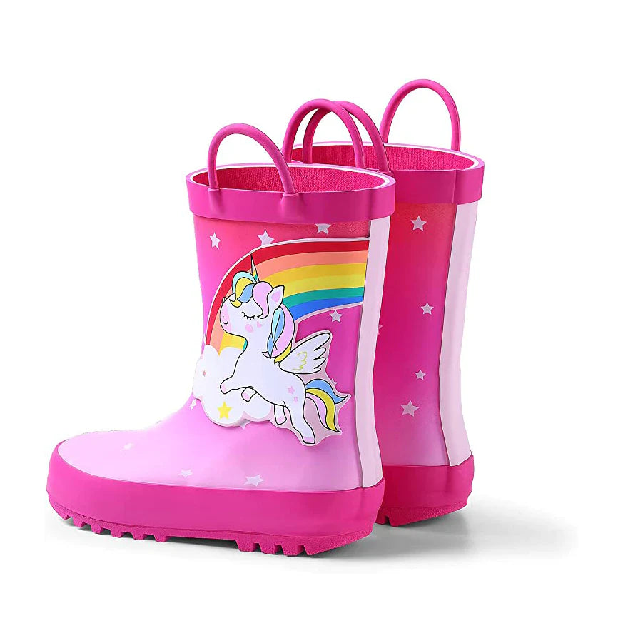 A1067, Toddler & Kids Rain Boots ( (Mixed Color and Size for Kids)