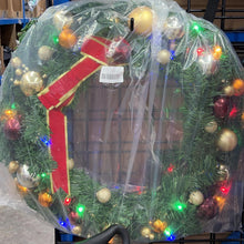 Lade das Bild in den Galerie-Viewer, A6505，24&quot; Christmas Wreath for Front Door   @
