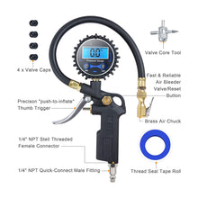 Charger l&#39;image dans la galerie, A8034, Digital Tire Pressure Gauge with Inflator       &amp;
