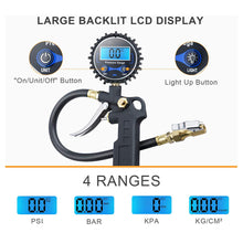 Charger l&#39;image dans la galerie, A8034, Digital Tire Pressure Gauge with Inflator       &amp;
