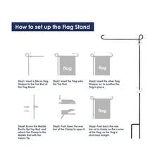 Load image into Gallery viewer, A6972, Garden Flag Stand, Flag Pole Holder &amp;
